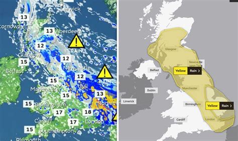 Uk Weather Forecast Latest Met Office Warnings As Britain Braces For