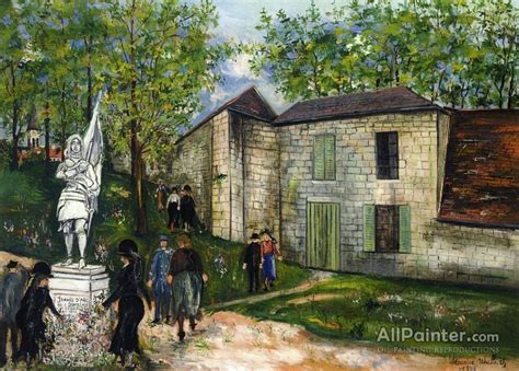 Maurice Utrillo The Tower Of Saint Jacques In Paris Oil Painting