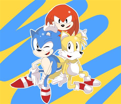 Sonic Mania Sonic Knuckles And Tails By Alsanya On Deviantart