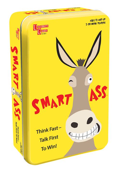 Smart Ass Card Game Tin University Games