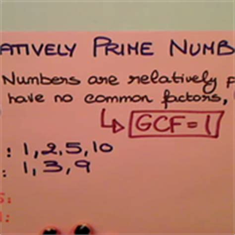 Relatively Prime Numbers Tutorials, Quizzes, and Help | Sophia Learning