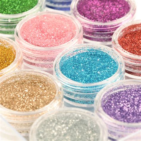 glitter wenida 12 colors holographic cosmetic festival powder sequins craft glitter for arts
