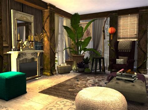 Boho Chic Living By Fredbrenny At Tsr Sims 4 Updates