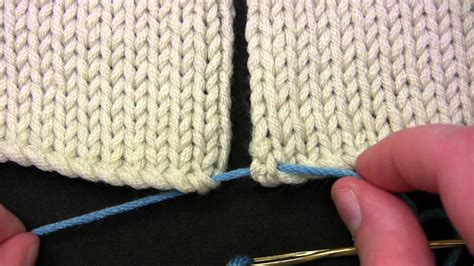 When you join, knit the last stitch together (knitting 2 together, in effect) with the first one. Mattress Stitch Video, I found this one to be the best ...