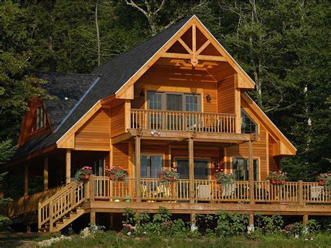 Awesome Lake Cabin Floor Plans With Loft Pictures House Plans
