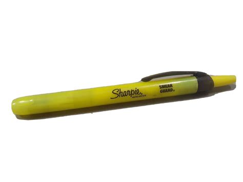 Sharpie Accent Retractable Highlighters Chisel Tip Fluorescent Yellow