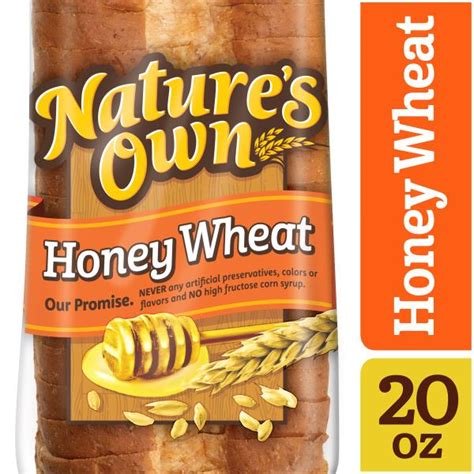 35 Natures Own Honey Wheat Bread Nutrition Label Labels Design Ideas