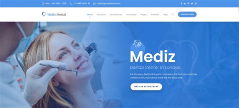 Hazır Site Diş Hekimi Web Sitesi V1 Diş Doktoru Web Site Tasarımı