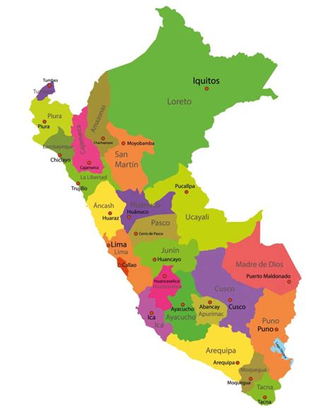Mapas Del Perú Mapa Político Geográfico Y Más Cartografía Escuela
