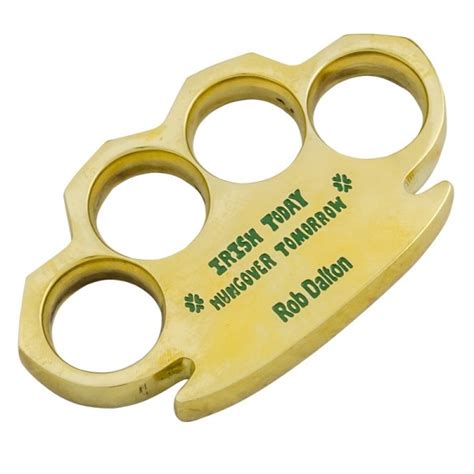 Dalton 10 Oz Real Brass Knuckles Buckle Paperweight Heavy Duty Irish