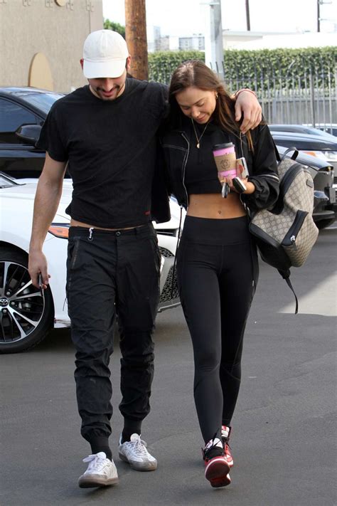 Alexis Ren And Alan Bersten Arrives For Their Dance Practice At Dwts