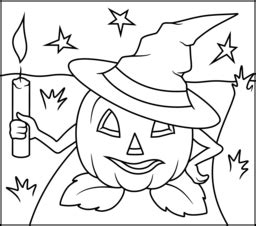 Free Color By Number Halloween Coloring Pages