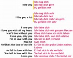 Valentinstag: Liebe Sätze | German phrases learning, German language ...