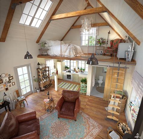 40 Incredible Lofts That Push Boundaries Tiny House Living Tiny House Design Loft Living Space