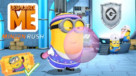 Minion Rush Bratts Workout Golden Costume Despicable Me Gameplay