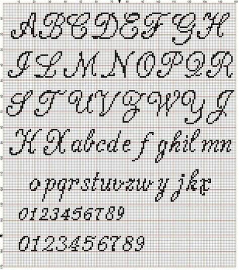 Gráfico Alfabeto Maiúsculo Para Ponto Cruz Mais Cross Stitch Alphabet