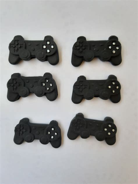 Handmade 6 Mini Playstation Controllers Cupcake Size Etsy