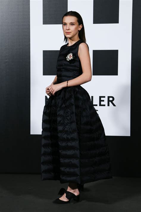 Millie Bobby Brown Moncler Party In Milan