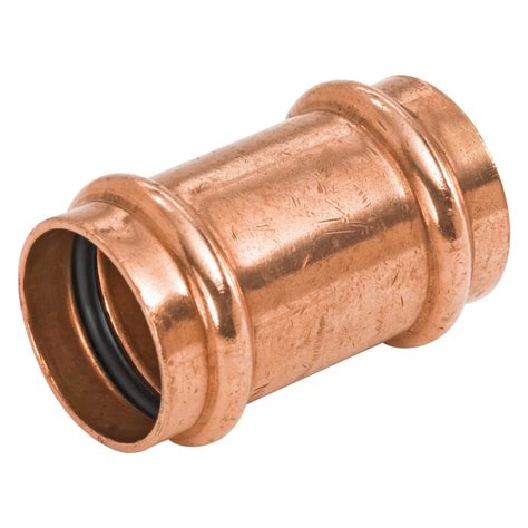 Nibco 34 In Copper Press Fit Coupling Fittings In The Copper Fittings