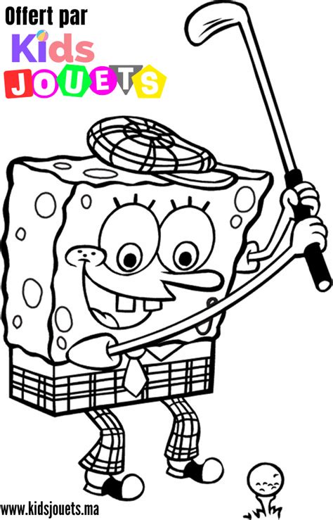 Spongebob Coloriage Kidsjouetsma
