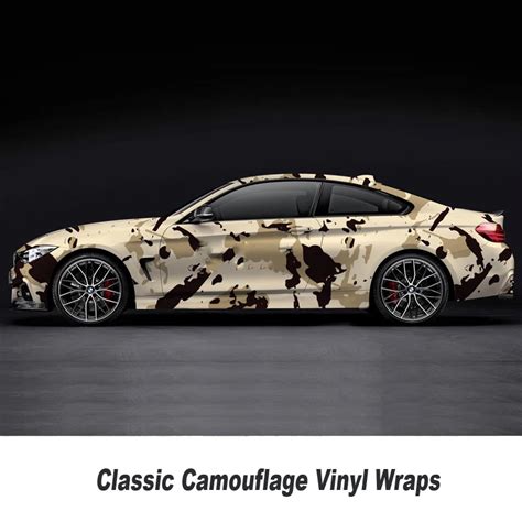 Camo Vinyl Wrap Car Sticker Scooter Motorcycle Decal 4 Colors Digital
