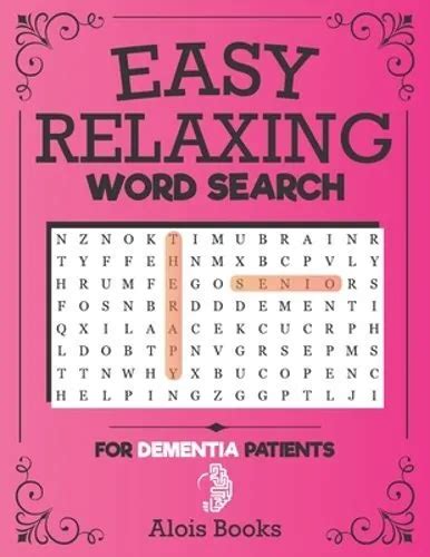 Easy Relaxing Word Search For Dementia Patients A Hunting Search