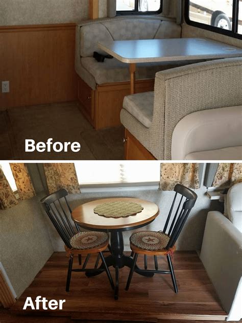 Stunning 20 RV dinner table ideas | Dining booth, Camper table