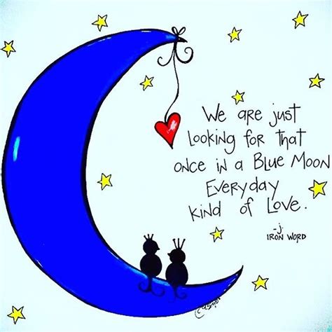 Once In A Blue Moon Everyday Goodness Jironword Jironword Acsparks