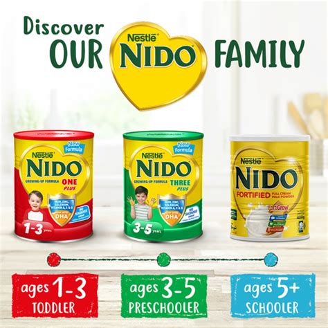 With 2x more vitamin d for stronger bones. Buy Nestle Nido One Plus growing up milk powder for ...