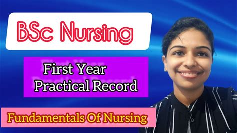 Bsc Nursing First Year Practical Record 📓fundamentals Of Nursing