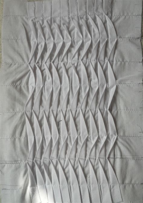 Comment Below And Repin This Fabric Manipulation Undulating Tucks
