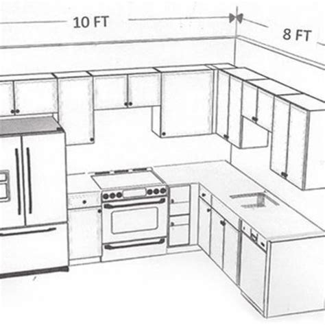 13 Kitchen Design Layout 8 X 10 Superb 10x10 Kitchen Layout 8 10