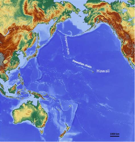 Linear Trace S Of The Hawaiian Volcanic Hotspot Download Scientific Diagram