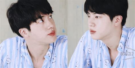 Army Cannot Get Over How Good Looking Bts Jin Looks In Pajamas Without Make Up