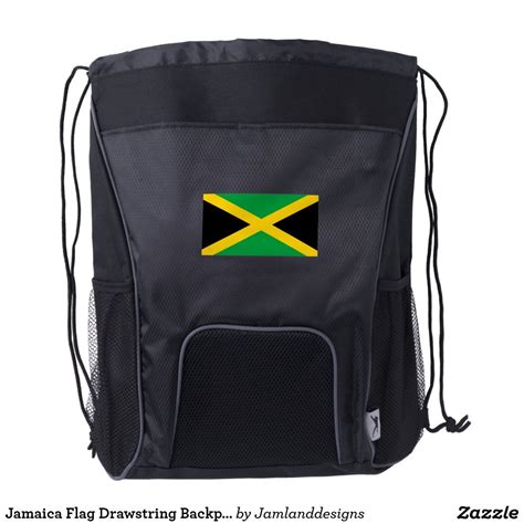 jamaica flag drawstring backpack zazzle drawstring backpack backpacks bags