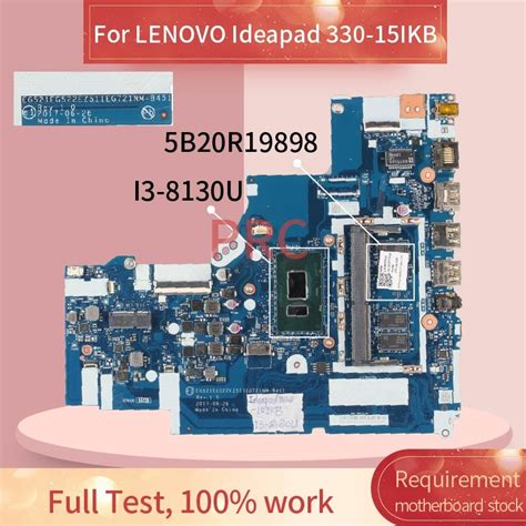 5b20r19898 For Lenovo Ideapad 320 15ikb 330 15ikb I3 8130u 4gb Laptop