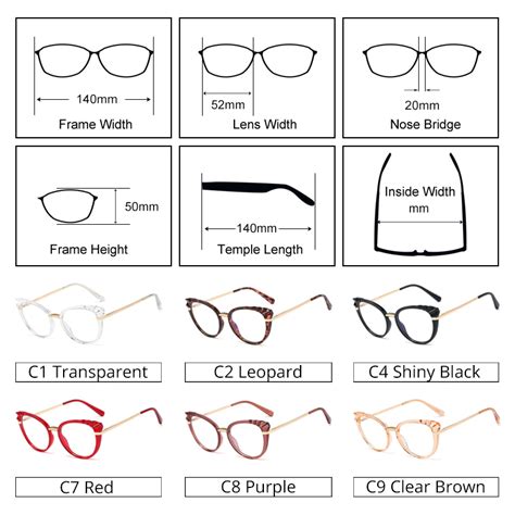 Luxury Cat Eye Glasses Frames Ralferty Womens Eyeglasses Fuzweb