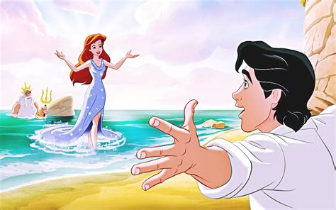 Walt Disney Book Images King Triton Princess Ariel And Prince Eric Walt Disney Characters