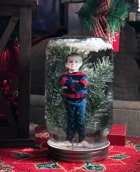 How To Make A Snow Globe With A Picture Inside Easy Snow Globes