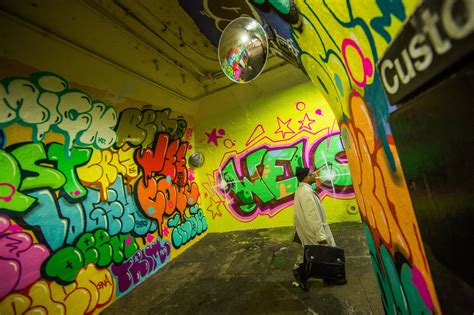 Subway Tunnel Graffiti