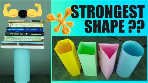 How To Show The Strongest Shape For Columns Dartofscience Youtube