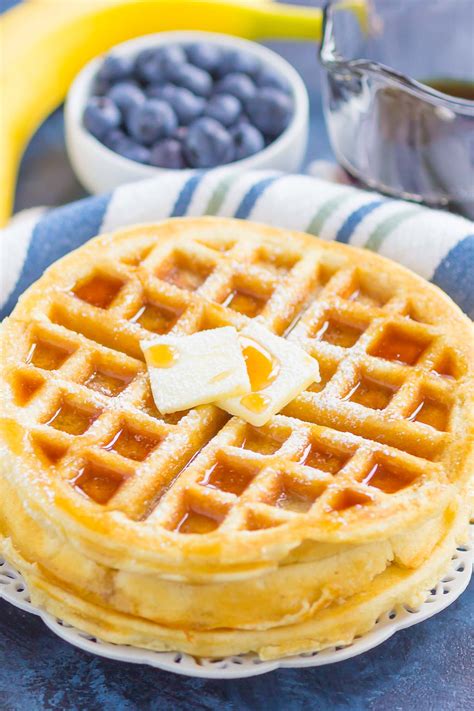 Fluffy Belgian Waffles Homemade And So Easy Pumpkin N Spice