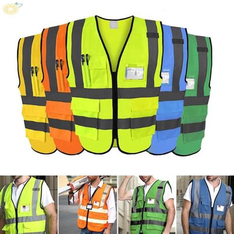 Jaket Keselamatan Pantul Cahaya Safety Vest Reflective Jacket Security