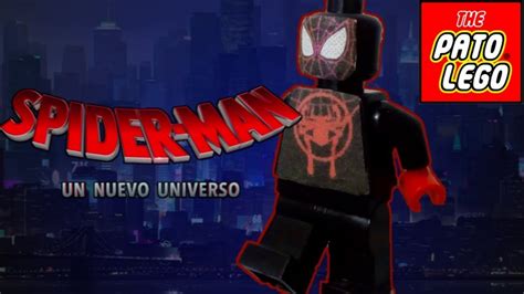 Custom Lego Miles Morales Spiderman Un Nuevo Universo Youtube