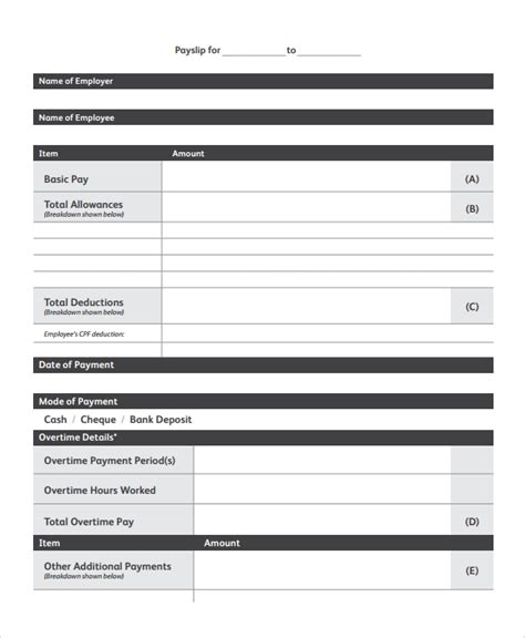 Formulas, functions & formatting to build account templates (37 examples). FREE 9+ Payslip Templates in PDF | MS Word