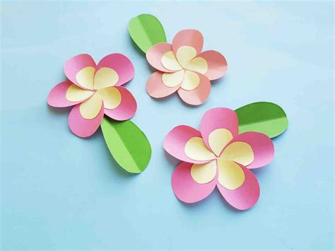 Hawaiian Plumeria Paper Flower Craft Hawaii Travel With Kids