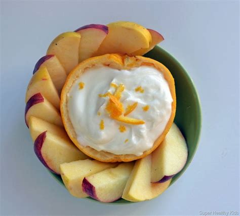 Orange Bowl Fruit Dip Snacks Healthy Fruit Dip Food