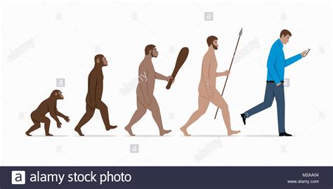 Human Evolution Ape Man Stock Photos And Human Evolution Ape Man Stock