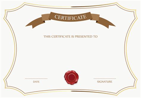 White And Brown Certificate Template Png Image Artofit