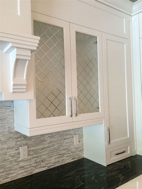 Wall cabinet with frosted glass door and two 5 in. Glass Door Kitchen Cabinets Add Striking Touch To The ...